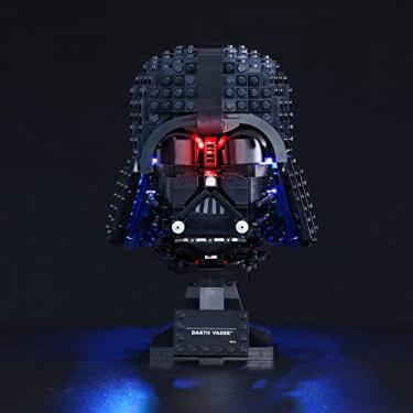 Imagem de GEAMENT Kit De Iluminação Led Compatível Com Capacete Lego Darth Vader - Conjunto Para Modelo Construção 75304 (Modelo Não Incluído)