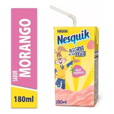 Imagem de Kit c/ 6 Bebida Lactea Nesquik Morango Nestle 180ml