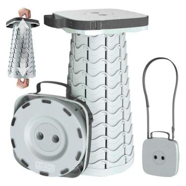 Imagem de Banqueta dobrável Guioiby Upgrade Telescoping Camping Cyan