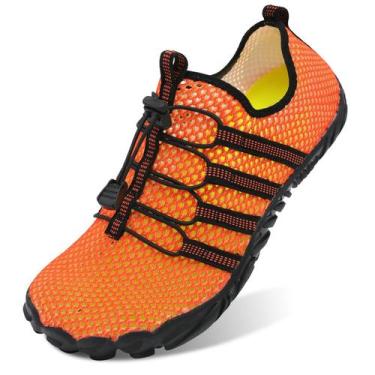 Imagem de Sapatos de caminhada aquática L-RUN Barefoot Skin Aqua Socks Orange EU