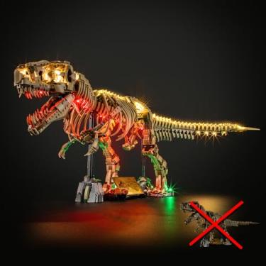 Imagem de LIGHTAILING Luz para Lego-76968 Dinossauro-Fósseis: Tiranossauro-rex - Kit de iluminação LED compatível com o modelo de blocos de construção Lego - O conjunto de modelos não está incluído