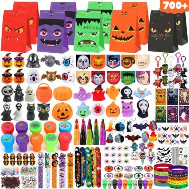 Imagem de Brinquedos para festas de Halloween PLOUGVI 702PCS para crianças