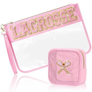 Imagem de Bolsa de cosméticos BuyCard Lacrosse, 2 peças, bolsa de viagem imperme