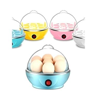 Imagem de Cozedor Ovos Elétrico Máquina De Cozinhar A Vapor Egg Cooker(ROSA,110V)