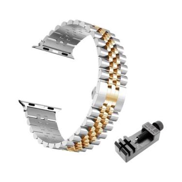 Imagem de Pulseira De Substituição De Metal Aço 49mm 46mm 44mm 38mm 42mm Para Ap
