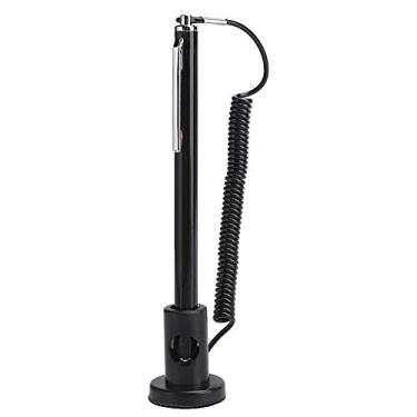 Imagem de Zopsc Caneta de tela sensível ao toque capacitiva Stylus ativa com corda de mola adequada para POS, PDA, PC industrial, navegador de carro excelente ferramenta de escrita (preto)