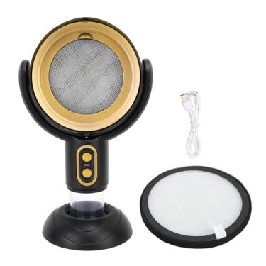 Imagem de Exaustor de Cozinha Portátil, 2 Velocidades, Usb, Exaustor de Cozinha, Capa de Fogão para Acampamento, Churrasco Interno, Panela Quente (ouro Preto)