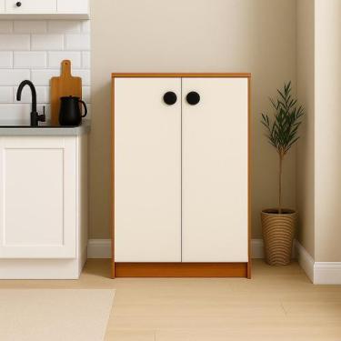 Imagem de Armário Livreiro Sapateira Organizador 02 Portas e 03 Prateleiras Moon