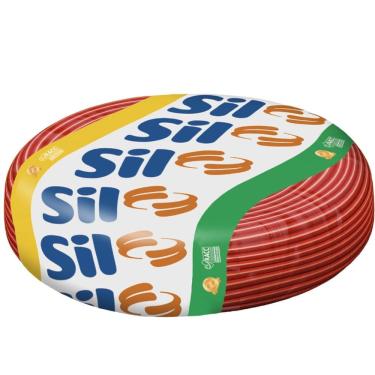 Imagem de Cabo Flexsil de Cobre 6mm 750 Volts Vermelho com 100 Metros - 3.020 vm - SIL