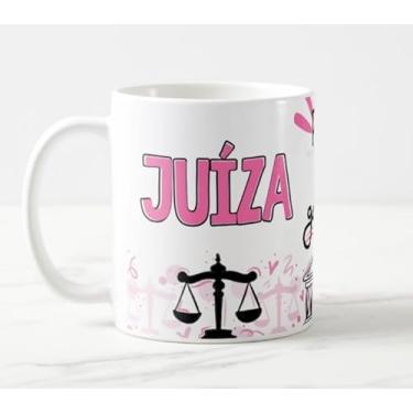 Imagem de Caneca Profissão Juíza Protegendo Direitos Garantindo Justiça