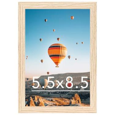 Imagem de JCJMY Porta-retrato de 13 x 21 cm para pendurar na parede ou mesa, montagem horizontal ou vertical, porta-retrato de galeria de 14 x 21 cm com acrílico resistente a quebras, natural