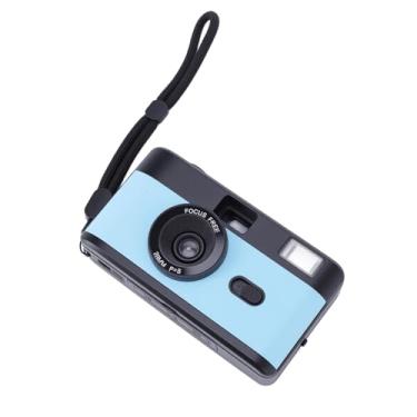 Imagem de Acouto Câmera de Filme de 35 Mm, 27 Filmes Coloridos, Flash, Configurações Manuais, Câmera Reutilizável, Experiência de Fotografia Rica Com Charme Nostálgico, Aparência Elegante (Azul preto)