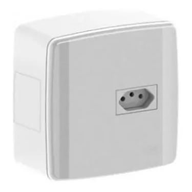 Imagem de Caixa De Sobrepor + Tomada Para 2 Disjuntores Ilumi