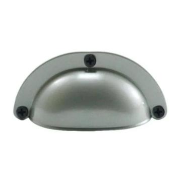 Imagem de Puxador Móveis Retrô Concha Metal Colonial Champagne