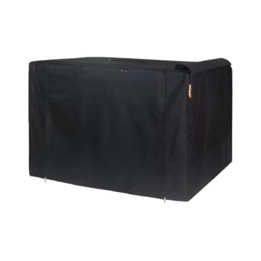 Imagem de MotiveTech Protetor de canil para animais de estimação, capa protetora para caixa de transporte de cachorro, quente, anti-arranhões, preta, leve, proteção solar, 78cmx50cmx50cm