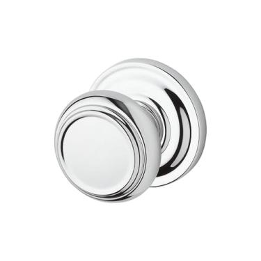Imagem de Baldwin Reserve ENTRATRR260 Entry Traditional Knob and Traditional Round Rose Bright Chrome Finish