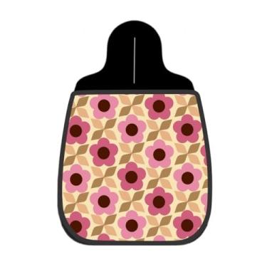 Imagem de Lixeira De Carro Organizador Lixinhocar Flores Rosa Geométrico Retrô 6