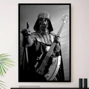 Imagem de Genérico, Quadro Darth Vader Rock Guitarra Decorativo A3 35x45cm