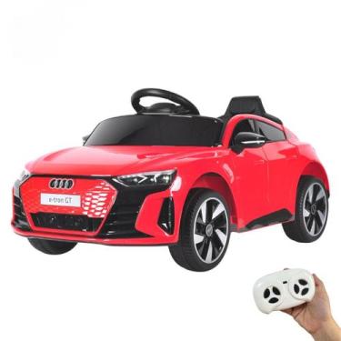 Imagem de Mini carro elétrico infantil audi etron gt bateria 6v vermelho - IMPOR