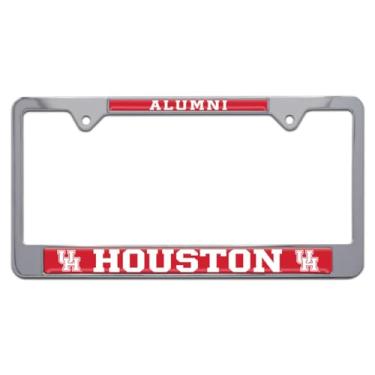 Imagem de Moldura de placa de licença de metal University of Houston Cougars (Alumni - Moldura cromada)