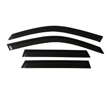 Imagem de GRJQRKHZ Defletor de janela lateral de carro para M&azda 6 Sedan 2002-2007 Weathershied viseira de porta vento sol proteção chuva janela lateral defletores de vento