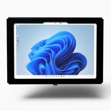 Imagem de TABcare Capa de metal antifurto com bloqueio para tablet Microsoft Surface Pro de 12 polegadas suporta VESA, suporte de parede (Surface Pro 12, preto)