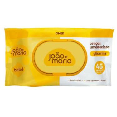 Imagem de Lenço Umedecido João e Maria Glicerina 45 Unidades Cimed