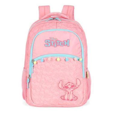 Imagem de Mochila De Costas Juvenil Original Stitch C/ Pingente Ohana - Luxcel