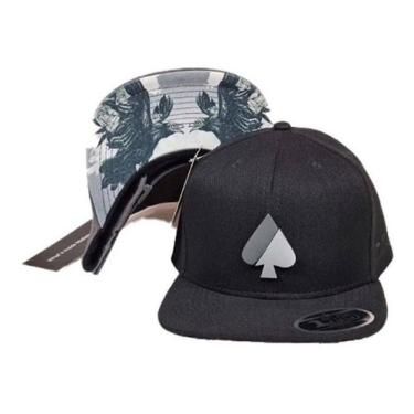 Imagem de Boné Mcd Corvo Aba Reta Fitão Ajustável