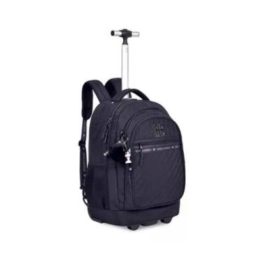 Imagem de Mochila de Carrinho 19" Rebecca Bonbon Preto RB24519 - Clio Style
