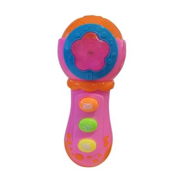 Imagem de Microfone Infantil Musical Interativo Rosa - Unitoys