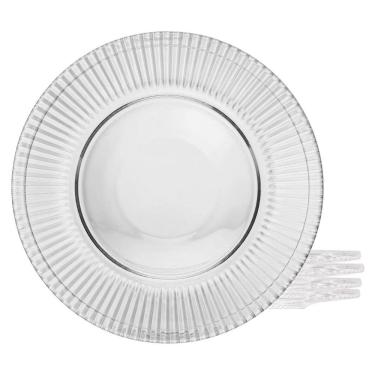 Imagem de Jogo De Pratos Sobremesa 22,5Cm Kit 4Pçs Renaissance Lyor