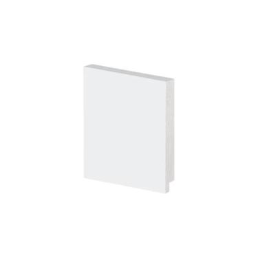 Imagem de Rodape Poliestireno 50910 Slim Liso Branco 10CM - Arquitech