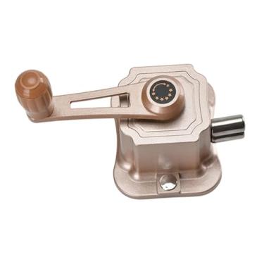 Imagem de DimyFew Substituição de manivela para escorredor de roupas, peças de reposição de metal para, cabide de elevação de roupas fácil de instalar, manivela, Ouro Champanhe