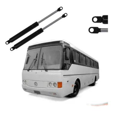 Imagem de Par Amortecedores Geladeira/motor Mercedes ônibus O-400 [f103]