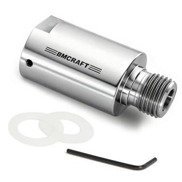 Imagem de Extensores de eixo de torno de madeira com rosca 1-1/10.2 cm x 8TPI, mova seu mandril ou placa frontal a mais 7,6 cm de distância do cabeçote do torno.