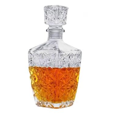 Imagem de Garrafas Whisky Vidro Transparente Cristal Bebida Vinho Decanter(1)