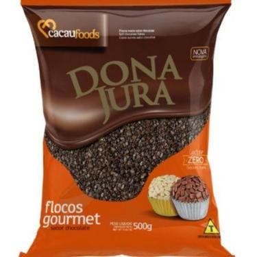 Imagem de Flocos Gourmet Chocolate Macio Dona Jura 500g - Cacau Foods