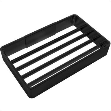 Imagem de 2X Suporte Para Sabonete Metal Porta Sabonete Preto