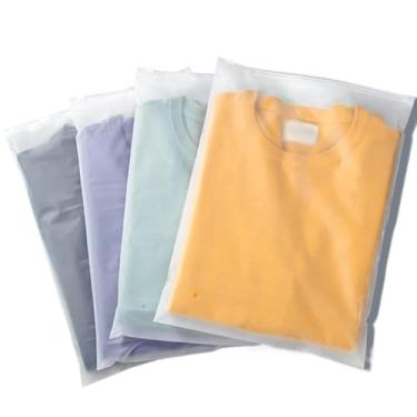 Imagem de Sacos Organizadores, Kit 20 Unidades de Saco Zip Fosco Armazenamento para Roupa(25x35)