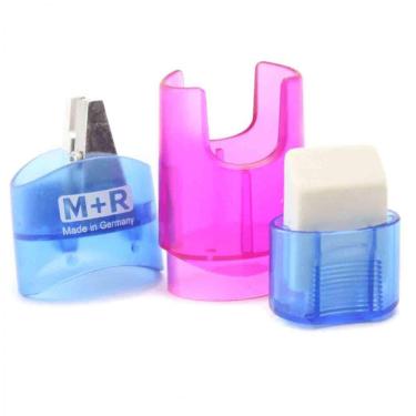 Imagem de Apontador Com Deposito E Borracha M+R Roxo