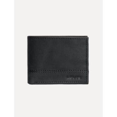 Imagem de Carteira Levis Masculina Couro ID Bifold Texture Preta-Masculino