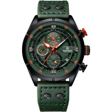 Imagem de Relógio De Pulso Masculino Esportivo De Quartzo Luminoso A Prova Dágua Verde