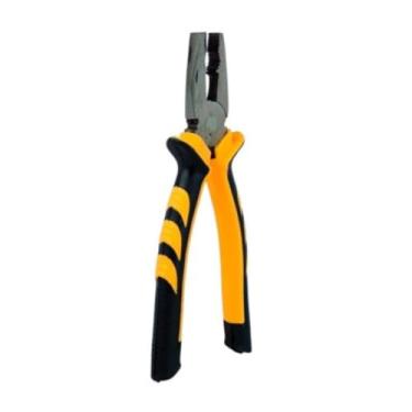 Imagem de Alicate Universal 8 Polegadas, Cabo Emborrachado, Uso Profissional e Doméstico