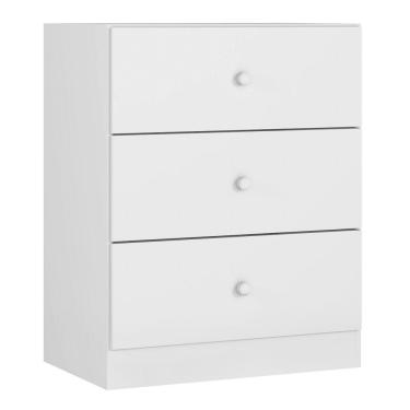 Imagem de Cômoda Infantil Para Quarto De Bebê Louise 03 Gavetas Branco