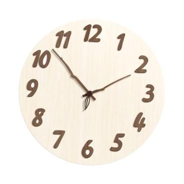 Imagem de Generic Relógio de Parede Silencioso Redondo para Pendurar, Ideal para Escritório, Sala de Estar E Sala de Jantar.