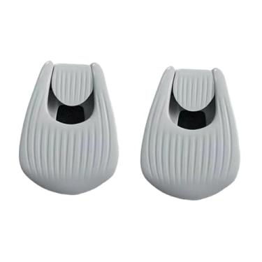 Imagem de KiBcsLic 2x Suportes para Varas de Pesca - Clipes de Estabilidade para Organização e Uso Diário - Acessórios Fáceis de Guardar - Suportes para Varas de Pesca, Cinza