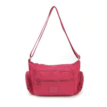 Imagem de Bolsa Carteiro Pkt Moda Crinkle Up4you Pink - Unico