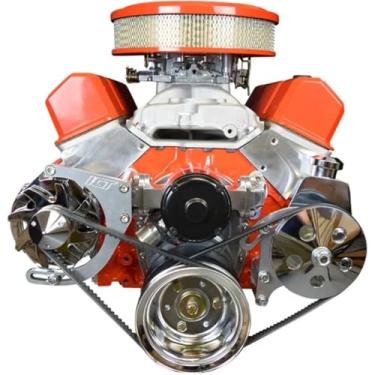 Imagem de Billet SBC Alternador/Bomba de direção hidráulica Kit de suporte de acionamento acessório para bomba de água elétrica 551324