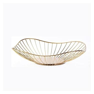 Imagem de Cesta de frutas elegante cesta de frutas recipiente de frutas tigela doméstica lanches criativos armazenamento de pão cesta de drenagem mesa lanches bandeja de exibição prato de frutas (cor: A estilo